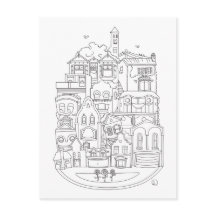 Happy New Home Color in Briefkaart