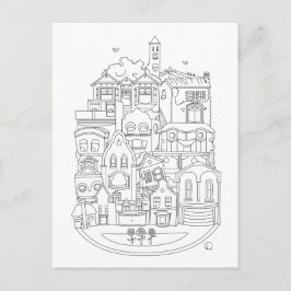 Happy New Home Color in Briefkaart