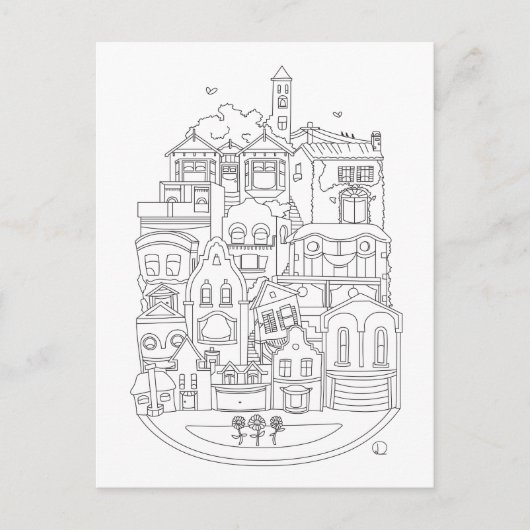 Happy New Home Color in Briefkaart (Voorkant)