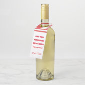 Happy New Home | Kreepachtige buren - Funny Quote Flessenhanger (Schuin)