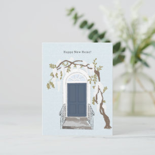 Happy New Home Quote House Illustration Card Briefkaart