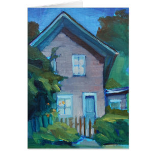 Happy New House - kaart voor buur of huiseigenaar