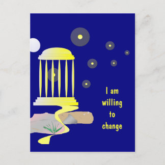Happy New Journey Affirmation Briefkaart