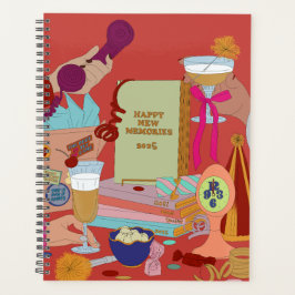 HAPPY NEW MEMORIES SCHEDULE 2025 PLANNER