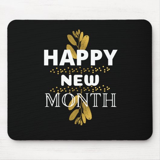 happy new month muismat (Voorkant)