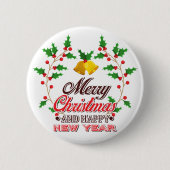 Happy New Near Ronde Button 5,7 Cm (Voorkant)