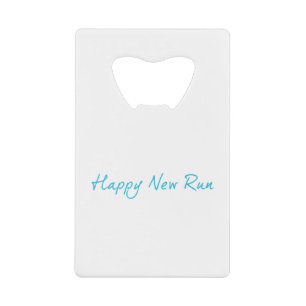 Happy New Run Creditkaart Flessenopener