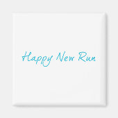 Happy New Run Magneet (Voorkant)