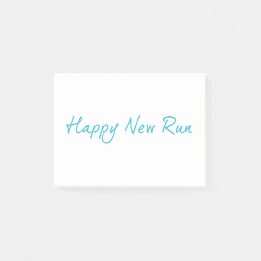 Happy New Run Post-it® Notes (Voorkant)