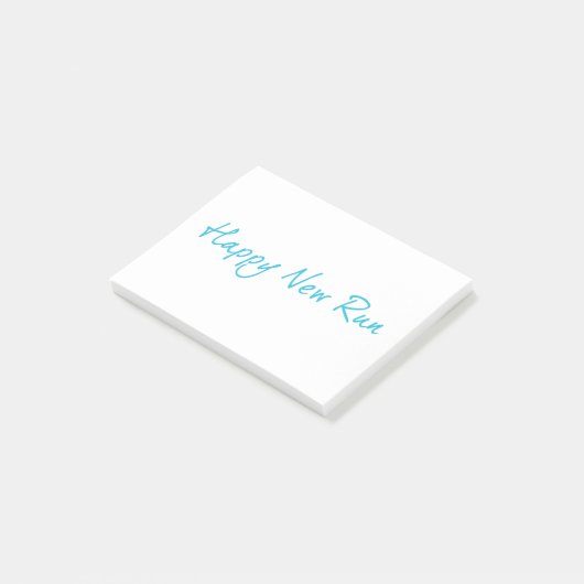 Happy New Run Post-it® Notes (Schuin)