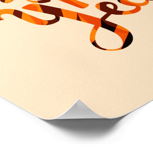 Happy New Tiger Year Poster (Hoek)