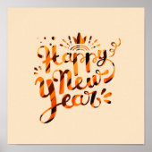 Happy New Tiger Year Poster (Voorkant)