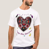 Happy New valentijn T-shirt (Voorkant)