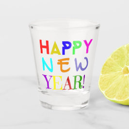 Happy New Year 1.5 oz Shot Glass Glas
