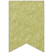 Happy New Year 2016 Black Gold Glitter Party Vlaggetjes (Eerste vlag)