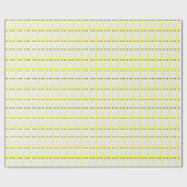 Happy New Year 2016 Cute Calendar Cadeaupapier (Vlak)