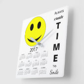 Happy New Year 2017 Inspirerend agenda Vierkante Klok (Hoek)