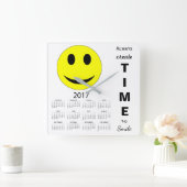 Happy New Year 2017 Inspirerend agenda Vierkante Klok (Huis)