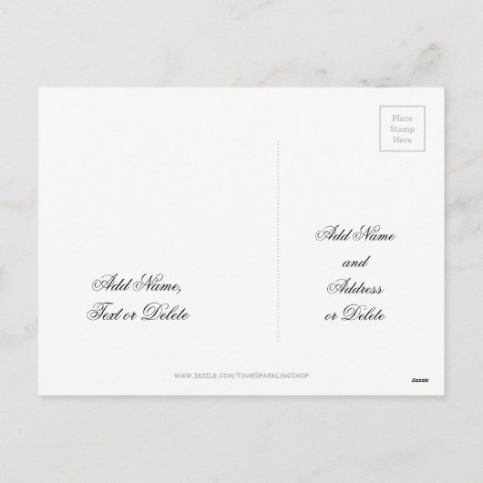 Happy New Year 2018 Ireland Shamrock Feestdagenkaart (Achterkant)