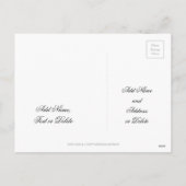 Happy New Year 2019 Elegant Black Pink Stars Tekst Feestdagenkaart (Achterkant)