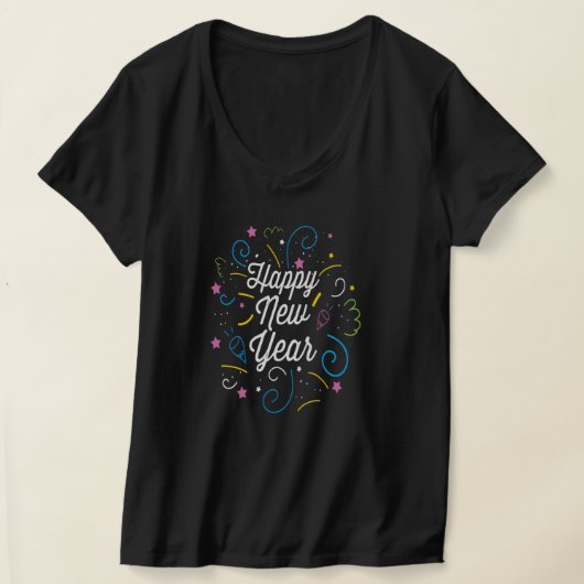 Happy New Year 2020 Party Decorations Celebration T-shirt (Laagn)