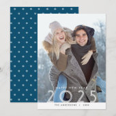 Happy New Year 2020 Photo Feestdagenkaart (Voorkant / Achterkant)