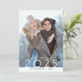 Happy New Year 2020 Photo Feestdagenkaart (Staand voorkant)