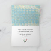 Happy New Year 2021 | Stylish Typography Photo Feestdagen Kaart (Binnen)