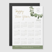 Happy New Year 2022 Calendar Custom Logo website (Voorkant / Achterkant)