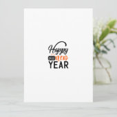 Happy New Year 2022 Kaart (Staand voorkant)