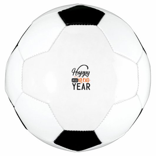 Happy New Year 2022 Voetbal (Voorkant)