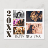 Happy New Year 2023 5 Foto Collage Briefkaart (Voorkant)