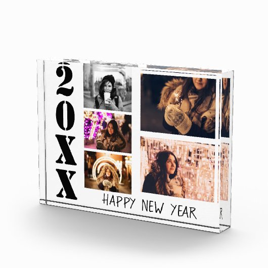 Happy New Year 2023 5 Photo Collage Block Fotoblokken (Rechts)