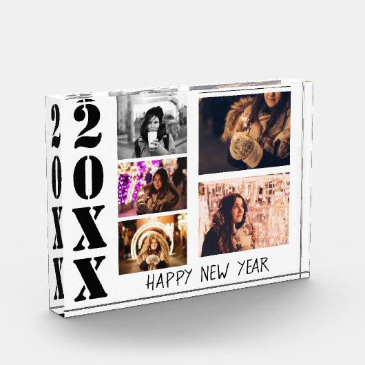 Happy New Year 2023 5 Photo Collage Block Fotoblokken (Links)