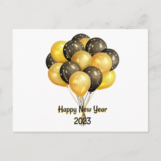 Happy New Year 2023 Briefkaart (Voorkant)