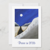 Happy New Year 2023 Desert Southwest Peace Feestdagenkaart (Voorkant)