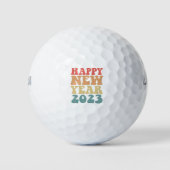 Happy New Year 2023 New Years Eve Gift Golfballen (Voorkant)