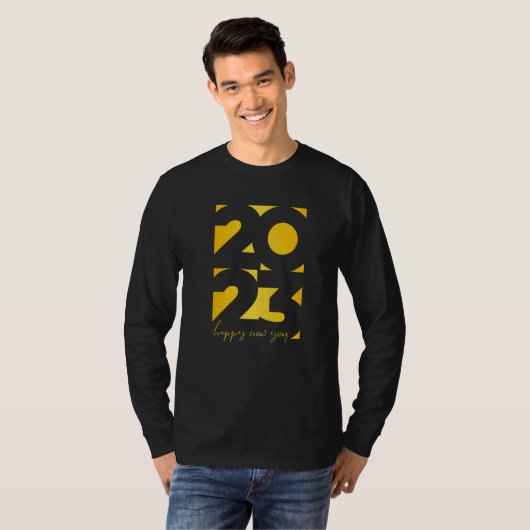 Happy New Year 2023 New Years Eve Party Supplies N T-shirt (Voorkant volledig)