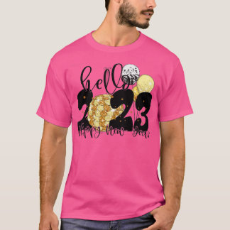 Happy New Year 2023 New Years Eve Party Supplies N T-shirt