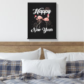 Happy New Year 2023 Outfit for Flamingo Lover New Canvas Afdruk (Insitu (Slaapkamer))