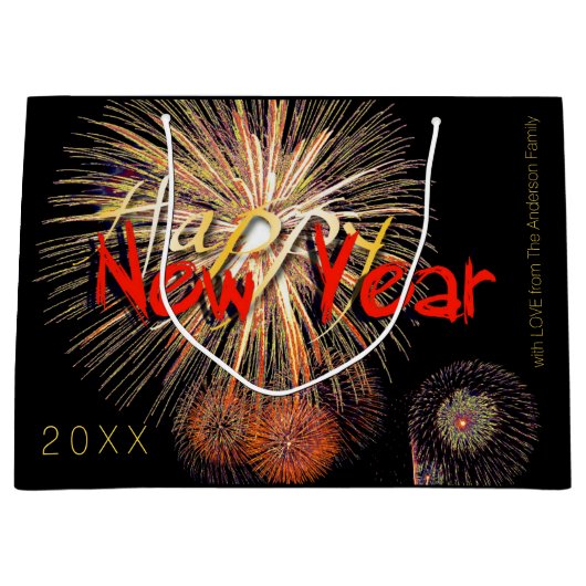 Happy New Year 2023 Persoonlijk grote cadeautas (Voorkant)
