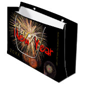 Happy New Year 2023 Persoonlijk grote cadeautas (Voorkant Gekanteld)