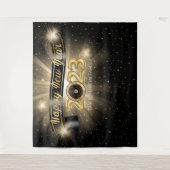 Happy New Year 2023 Photo Booth Backdrop Wandkleed (Voorkant)