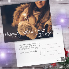Happy New Year 2023 Script Full Photo Briefkaart