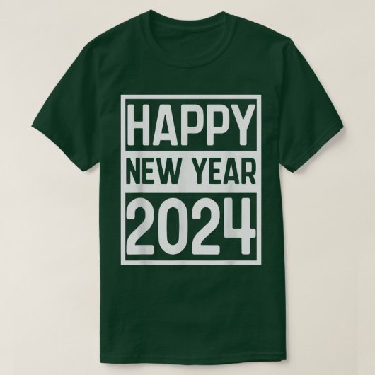 Happy New Year 2024 Cool Celebration Chinese Lunar T-shirt (Design voorkant)