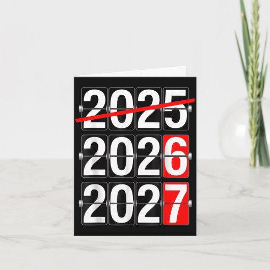 Happy New Year 2026 2027 67 Meme Six Seven Funny  Kaart (Voorkant)