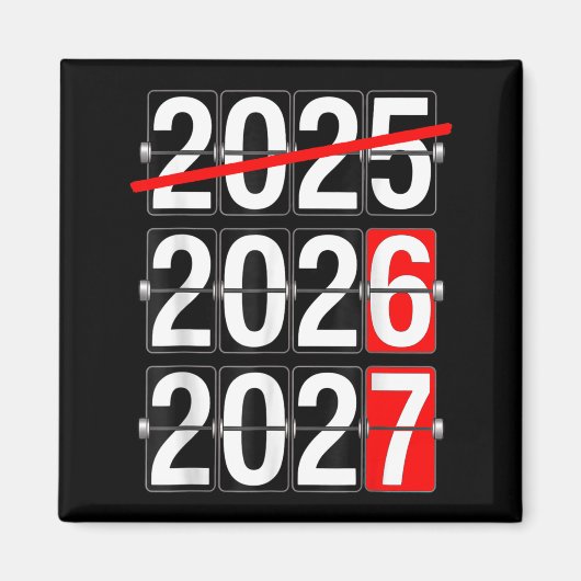 Happy New Year 2026 2027 67 Meme Six Seven Funny  Magneet (Voorkant)