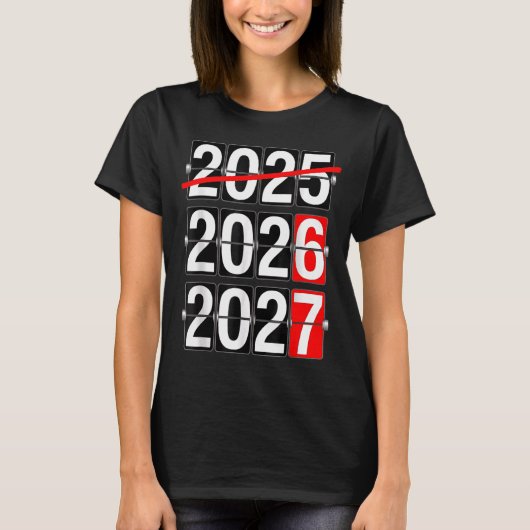 Happy New Year 2026 2027 67 Meme Six Seven Funny  T-shirt (Voorkant)