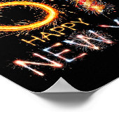 Happy New Year 2026 67th Bday Fireworks Number 67  Poster (Hoek)