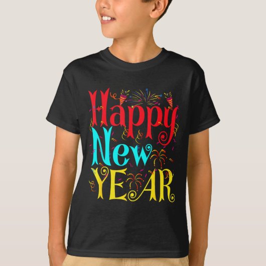 Happy New Year 2026 And Merry Christmas New Year E T-shirt (Voorkant)